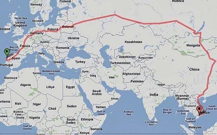 DU PORTUGAL À SINGAPOUR : Le plus long trajet en train au monde (18.755 km)