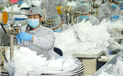 La Chine a exporté des masques pour 40 milliards de dollars