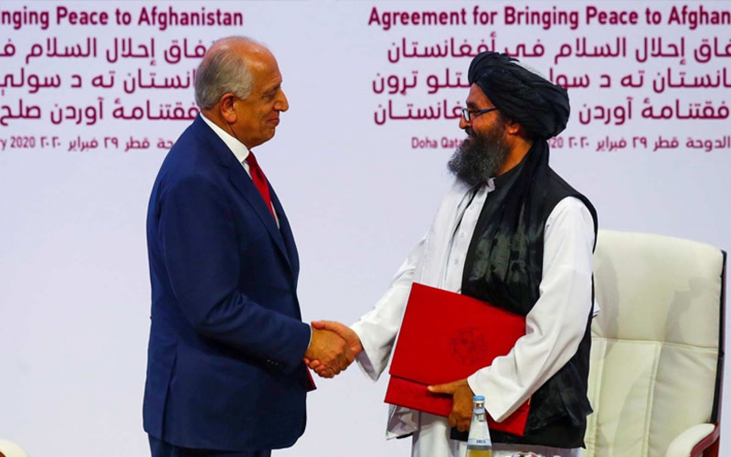 Etats-Unis - Talibans : Accord historique