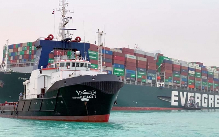 Egypte : Le porte-conteneurs Ever Given bloque le Canal de Suez